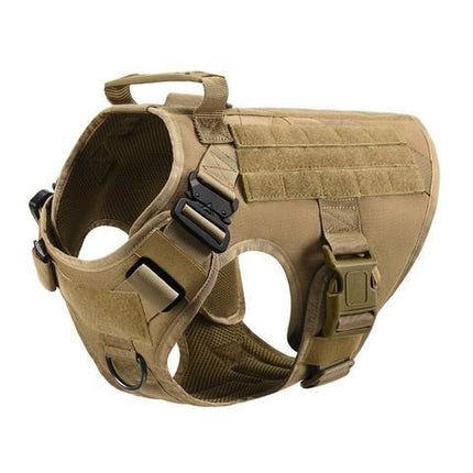 Military Tactical Dog Harness German Shepherd Adjustable Pet Dog Back Vest