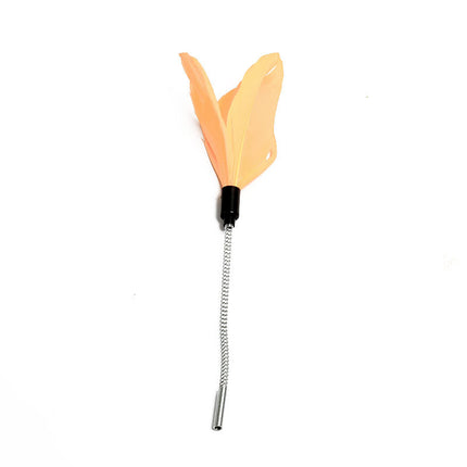 Cat Space Tower Play Board with Feather Teaser & Rolling Balls | Interactive Multi-Layer Cat Toy