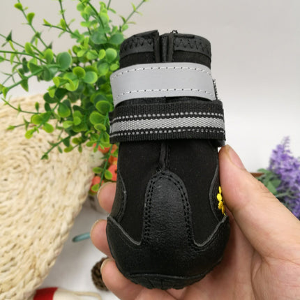 Pet Shoes Wear Dog Shoes Waterproof Non-Slip Adjustable Dog Booties