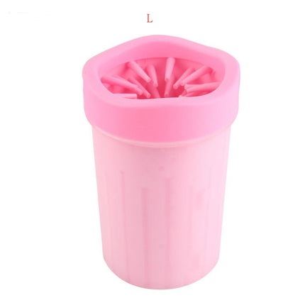 Silicone Dog Paw Washer Cup – Soft Bristle Pet Paw Cleaning Cup for Easy Foot Washing
