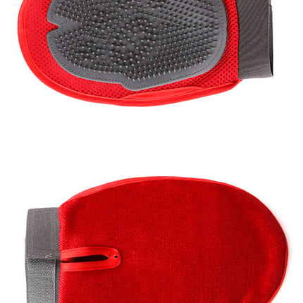 Dog Fur Grooming Massage Brush Glove – Soft Massage, Hair Removal & Shedding Tool for Dogs