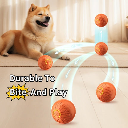 Automatic Smart Jumping Ball for Dogs & Cats with LED Lights – Interactive Bouncing Training Toy