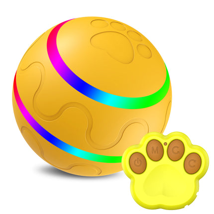 Smart Interactive Cat Ball Toy – USB Rechargeable Self-Rotating Wicked Ball with Remote Control