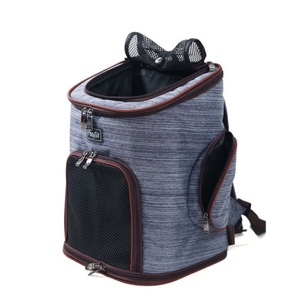 Pet Dog Backpack – Breathable Oxford Cloth Travel Carrier for Small Cats & Dogs