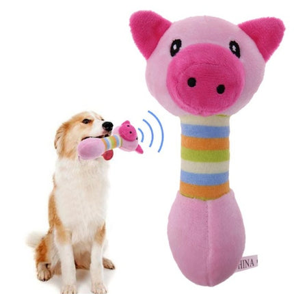 Cute Plush Squeaker Chew Toy for Dogs & Cats – Soft Stuffed Sound Pet Toy