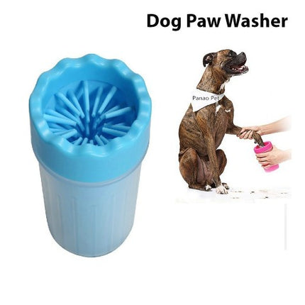 Silicone Dog Paw Washer Cup – Soft Bristle Pet Paw Cleaning Cup for Easy Foot Washing