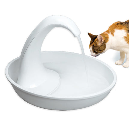 Automatic Swan Pet Water Fountain with Silent Pump – 2.36L Cat & Dog Drinking Dispenser