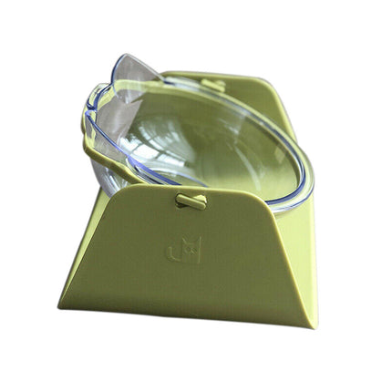 Adjustable Pet Cat Bowl | 15° Tilted Double Food & Water Feeder for Cats and Small Dogs