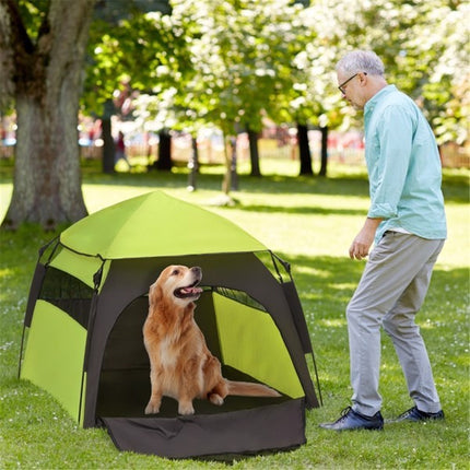 Portable Pet Camping Tent – Foldable Outdoor Pet Shelter for Dogs & Cats | Lightweight, Breathable Travel Tent for Pets