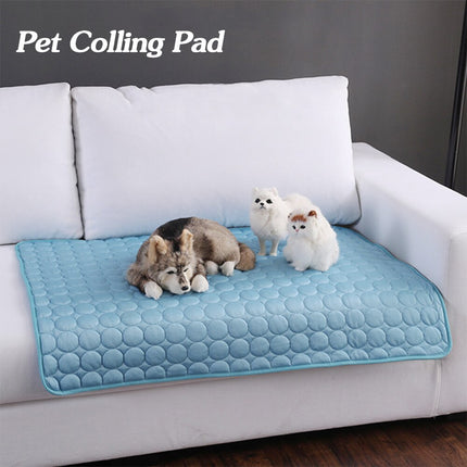 Pet Dog & Cat Ice Silk Cooling Pad Summer Cooling Mat for All Sizes