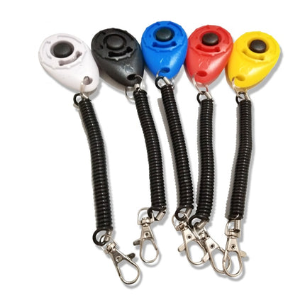 Dog Training Clicker with Wrist Coil & Clip for Positive Reinforcement