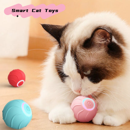 Smart Automatic Rolling Cat Toy Ball USB Rechargeable Interactive Bouncing Pet Toy