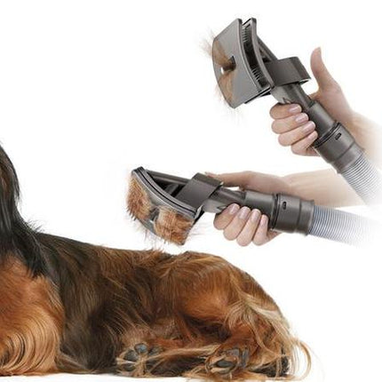 Pet Vacuum Grooming Brush Attachment for Dogs & Cats – Hair Removal & Deshedding Tool