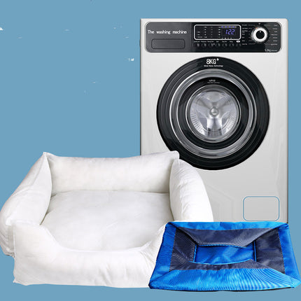 Durable Dog Kennel Pet Bed – Washable Oxford Fabric Dog Cushion with Anti-Slip Bottom