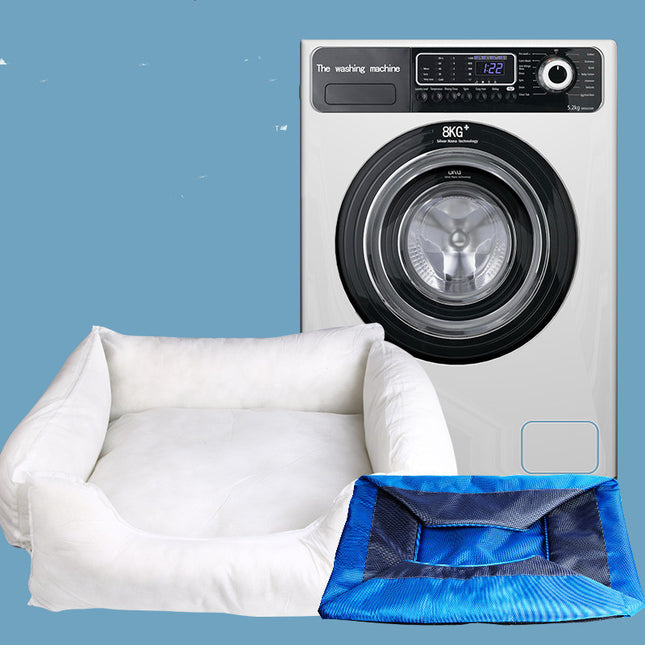 Durable Dog Kennel Pet Bed – Washable Oxford Fabric Dog Cushion with Anti-Slip Bottom