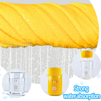 Super Absorbent Microfiber Dog Drying Towel – Quick-Drying Pet Bath Towel for Dogs & Cats (Yellow)
