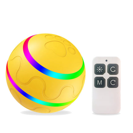 Smart Interactive Cat Ball Toy – USB Rechargeable Self-Rotating Wicked Ball with Remote Control