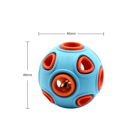 Luminous Sounding Dog Toy Ball – Light-Up Rubber Ball with Squeaky Sound for Dogs