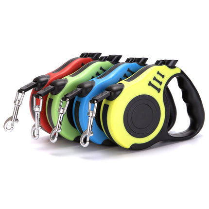 Automatic Retractable Pet Leash with One-Touch Brake & Lock, Telescopic Traction Rope
