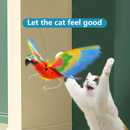 Simulation Bird Hanging Cat Toy Rotating Flying Eagle Interactive Pet Toy