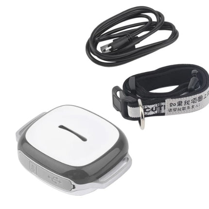 GPS Pet Tracker Collar for Dogs & Cats | USB Rechargeable Anti-Lost Locator with LED Light & IP67 Waterproof