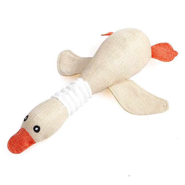 Dayan Duck Sounding Plush Dog Toy – Interactive Pet Sound Toy