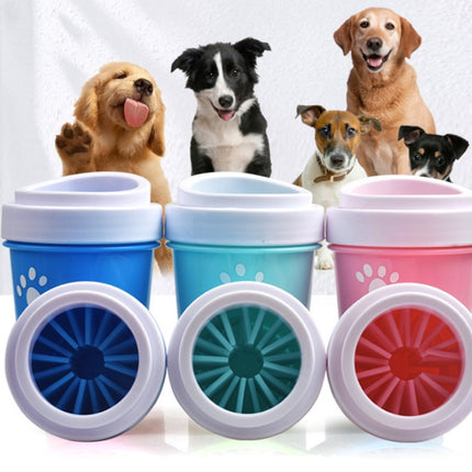 Silicone Dog Paw Cleaner Cup – Soft Pet Foot Washing & Mud Cleaning Tool for Dogs