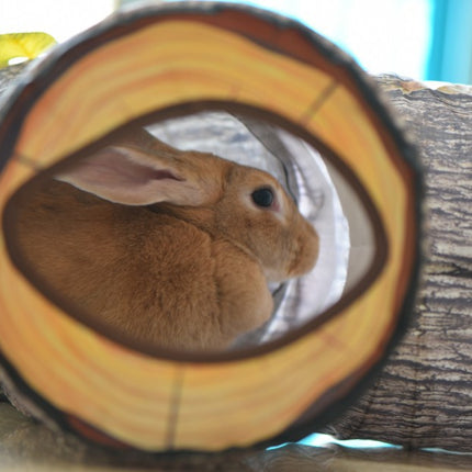 Tree Pattern Multi-Channel Cat Tunnel Toy – 3-Way Interactive Play Tunnel for Cats & Small Pets