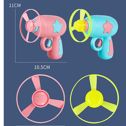 LED Flying Disc Launcher Toy for Dogs & Cats – Luminous Pet Training & Interactive Play Gun