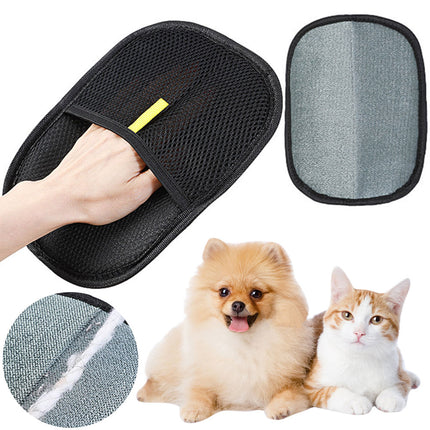 Pet Hair Remover Mitt Glove – Electrostatic Deshedding Grooming Glove for Dogs & Cats