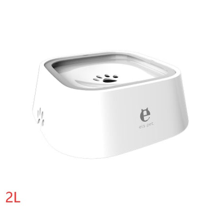 1.5L Anti-Overflow Floating Pet Water Bowl – Slow Drinking Dog & Cat Water Feeder with Splash-Proof Design