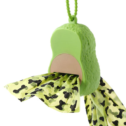 Dog Pooper Scooper Garbage Bag Dispenser with Bone Print Waste Bags