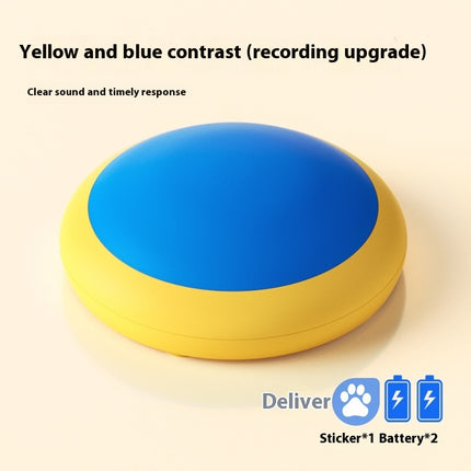 Pet Communication Training Button – Recording Dog & Cat Voice Interaction Toy, Easy Press Talk Button
