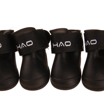 Waterproof Candy Pet Dog Shoes – Non-Slip Cartoon Rain Boots for Small and Large Dogs