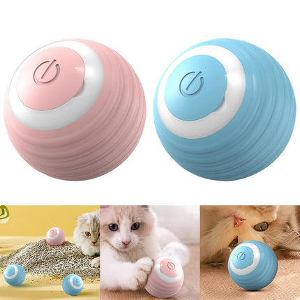 Automatic Moving Rolling Cat Toy Ball Rechargeable Smart Interactive Kitten Toy
