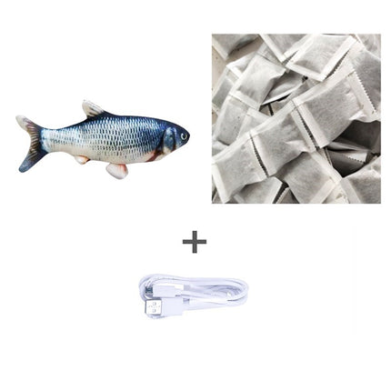 Electric Flopping Fish Cat Toy (Without Catnip) | Interactive Jumping Fish Simulation for Cats