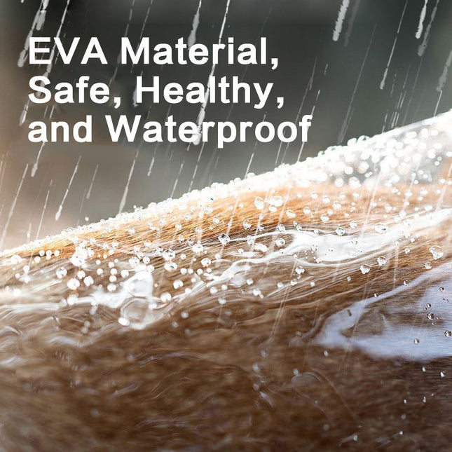 Transparent Pet Raincoat for Dogs – EVA Waterproof Dog Coat with White Edging, Lightweight Casual Outdoor Jacket (XS–8XL)