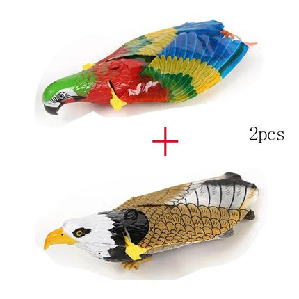 Simulation Bird Hanging Cat Toy Rotating Flying Eagle Interactive Pet Toy