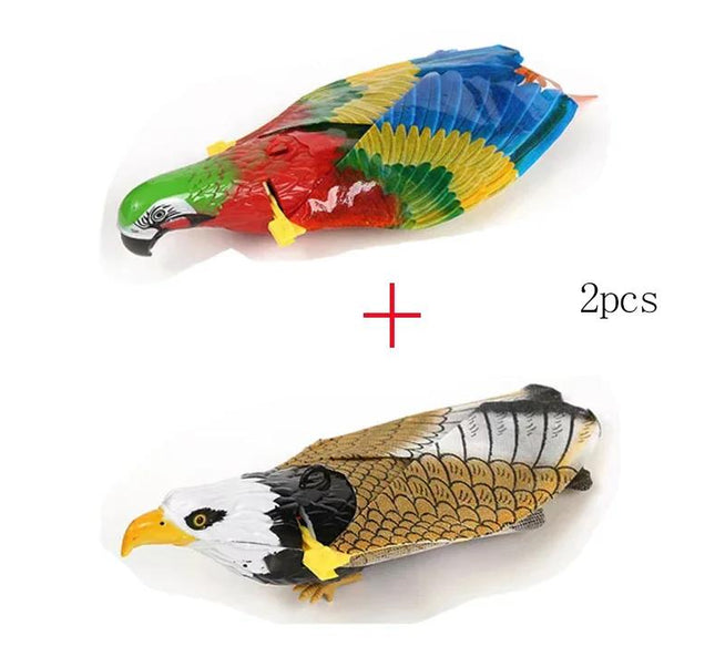 Simulation Bird Hanging Cat Toy Rotating Flying Eagle Interactive Pet Toy