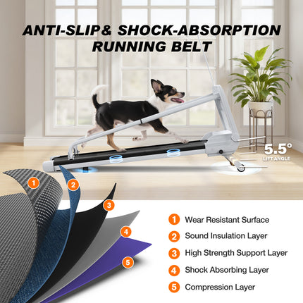 2026 Smart Pet Treadmill for Dogs – Quiet Motor, Adjustable Speed, Foldable Design for Small & Medium Dogs