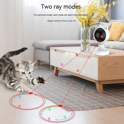 Smart Automatic Laser Cat Teaser Toy with USB Charging – Interactive Laser Play Toy for Cats