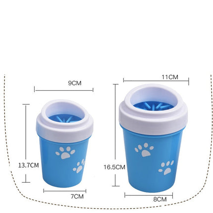 Silicone Dog Paw Cleaner Cup – Soft Pet Foot Washing & Mud Cleaning Tool for Dogs