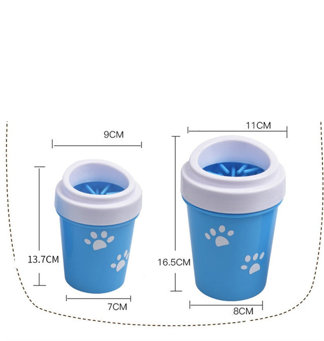 Silicone Dog Paw Cleaner Cup – Soft Pet Foot Washing & Mud Cleaning Tool for Dogs