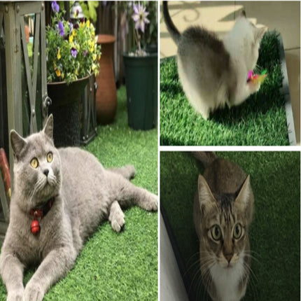 Simulated Lawn Pet Pee Pad Non-Slip Training Mat for Dogs & Cats – Artificial Grass Toilet Pad