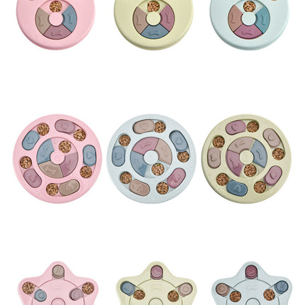 Interactive Dog Puzzle Feeder Toy – Slow Dispensing IQ Training Bowl for Small & Medium Dogs