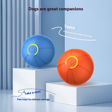 Automatic Smart Jumping Ball for Dogs & Cats with LED Lights – Interactive Bouncing Training Toy