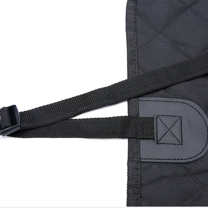 Dog Car Seat Cover Mesh Pet Carrier Hammock Safety Protector Rear Back Seat Mat with Zipper and Pocket for Travel