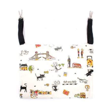 Double-Sided Lambskin Cat Hammock Hanging Bed – Warm Cage & Chair Mount Cat Swing for All Seasons