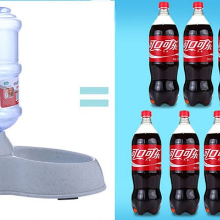 Automatic Gravity Pet Feeder & Water Dispenser Large Capacity for Cats and Dogs