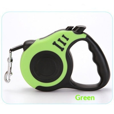 Automatic Retractable Pet Leash with One-Touch Brake & Lock, Telescopic Traction Rope